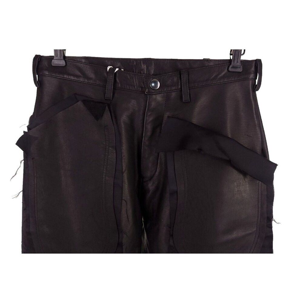 Leather Sulvam Scars Horce Leather Trousers Japan 3 S Black Horse Size US 28 / EU 44 - 3 Thumbnail