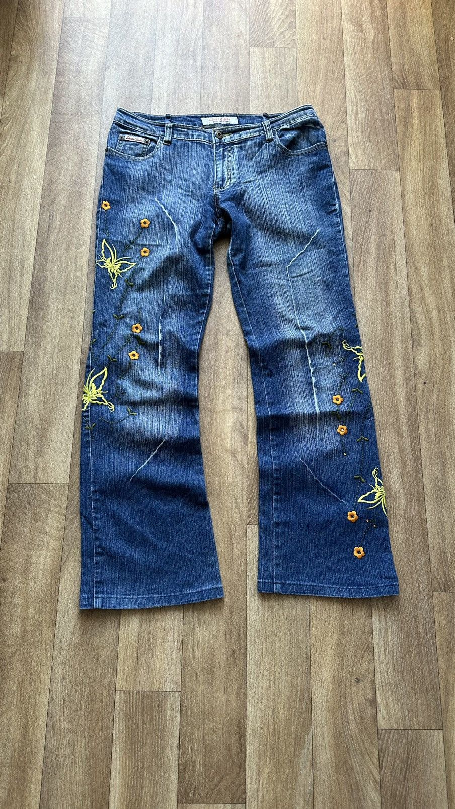 Japanese Brand × Jean × Vintage FLARE VINTAGE FROLIC BOOTCUT FADED JEANS DENIM PANTS Size 32" / US 10 / IT 46 - 3 Thumbnail