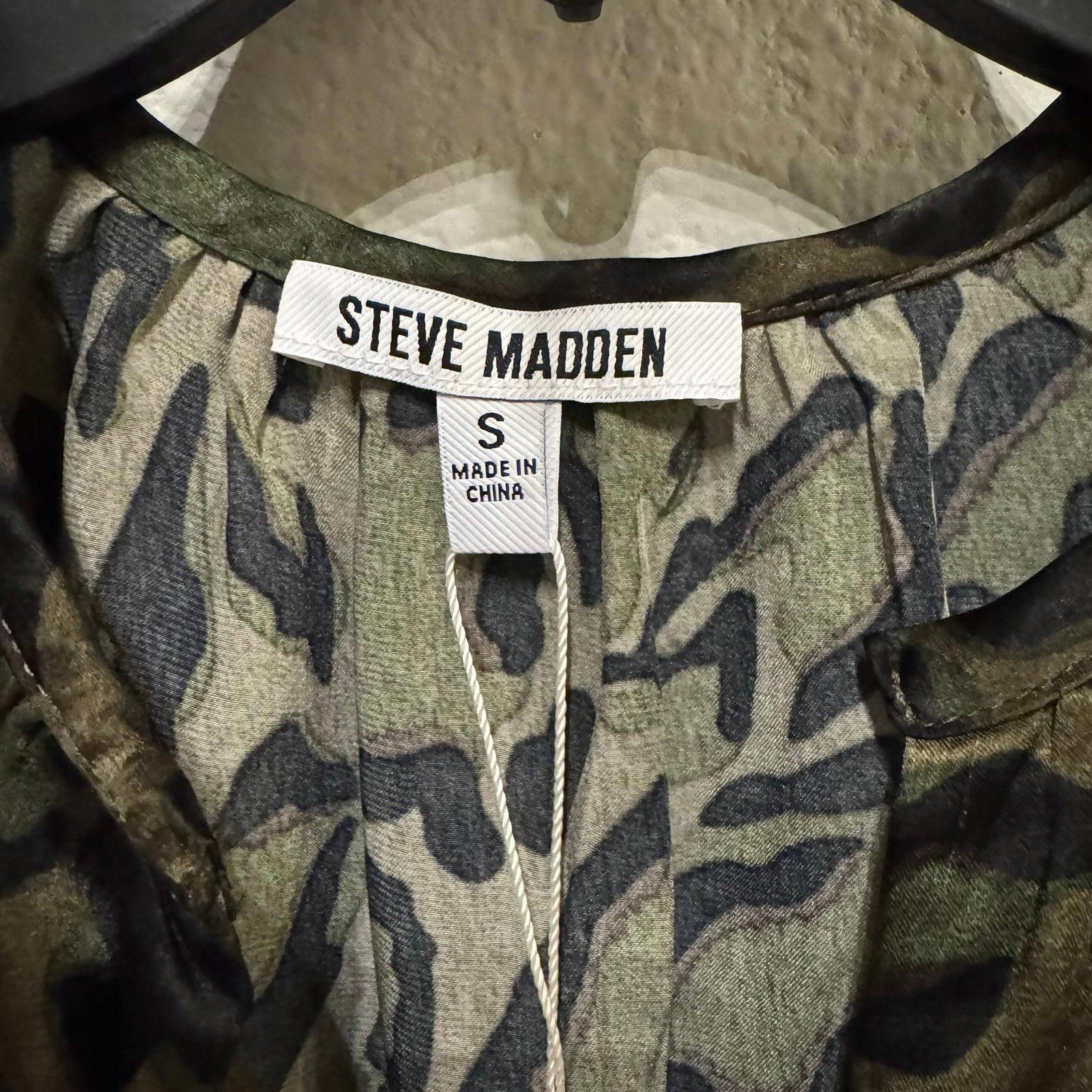 Steve Madden Steve Madden Satin Dress Leopard Spots Army Green Sz S Size S / US 4 / IT 40 - 3 Thumbnail