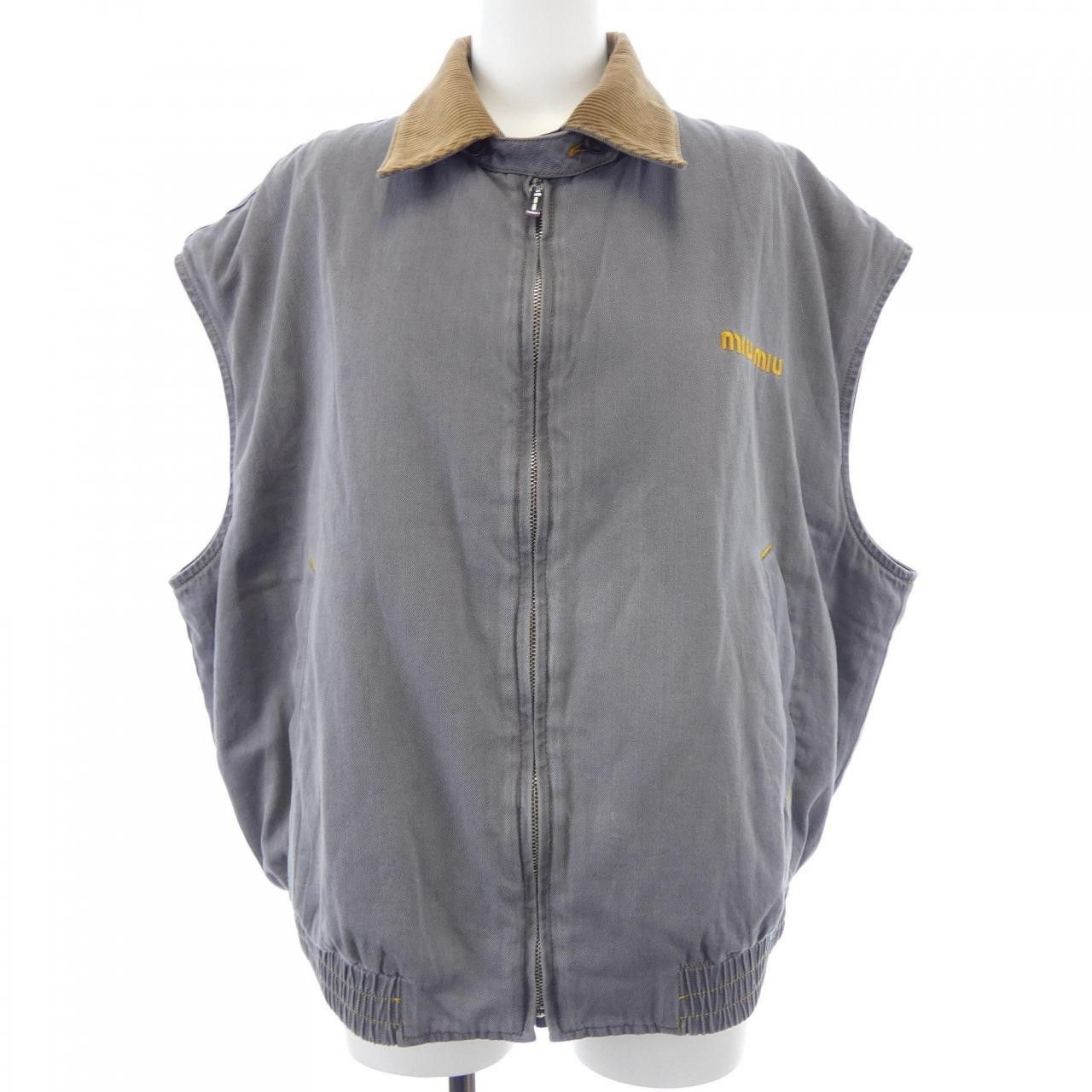 Miu Miu Miu Miu Miu Miu Wool Vest Others Tops GWB240SOOO16DP DUTY FREE for USA Size ONE SIZE - 1 Thumbnail