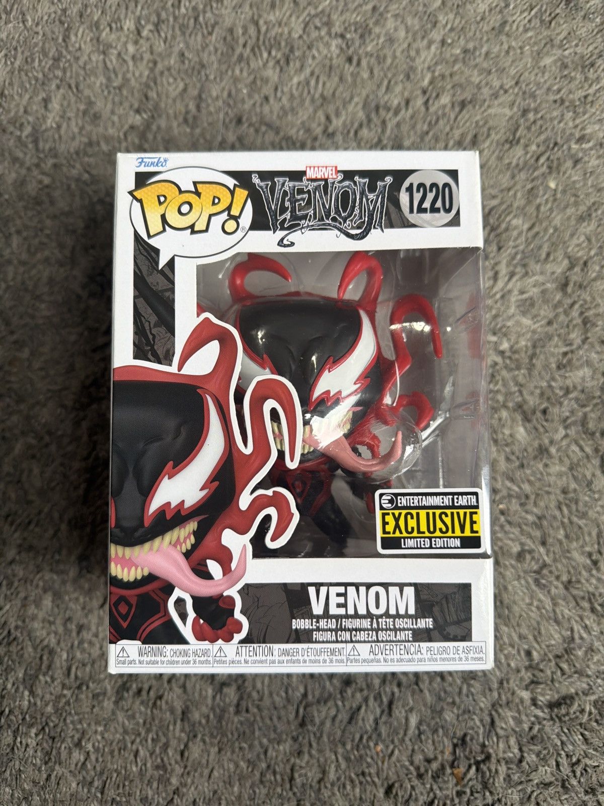 Marvel Comics Funko Pop! Venom Bobble-Head Size ONE SIZE - 1 Thumbnail
