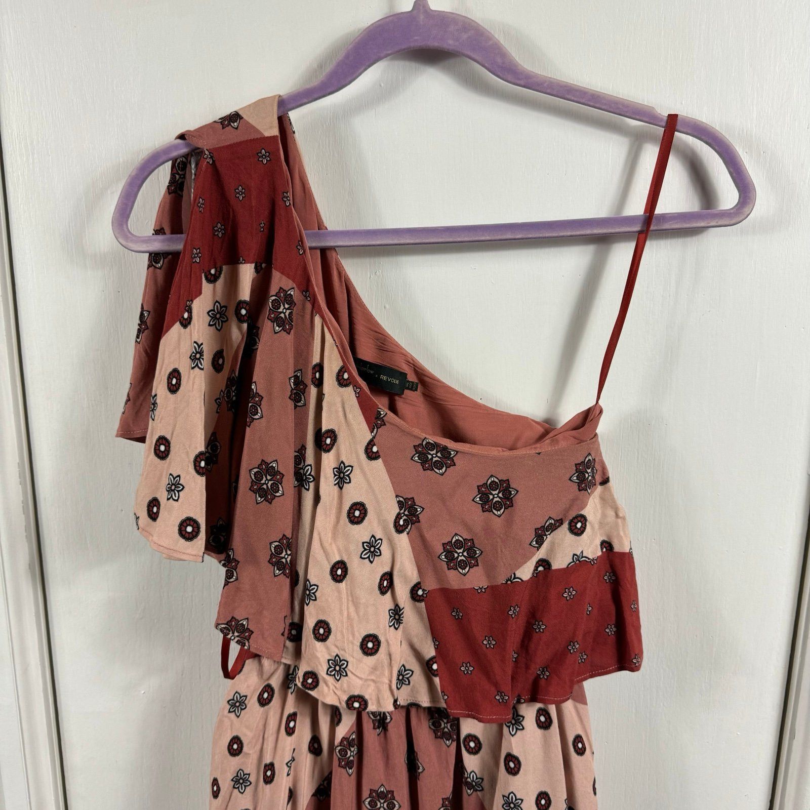 House of Harlow House Of Harlow 1960 Lea Dress in Rose Patchwork Midi Size XXS / US 00 / IT 34 - 4 Thumbnail