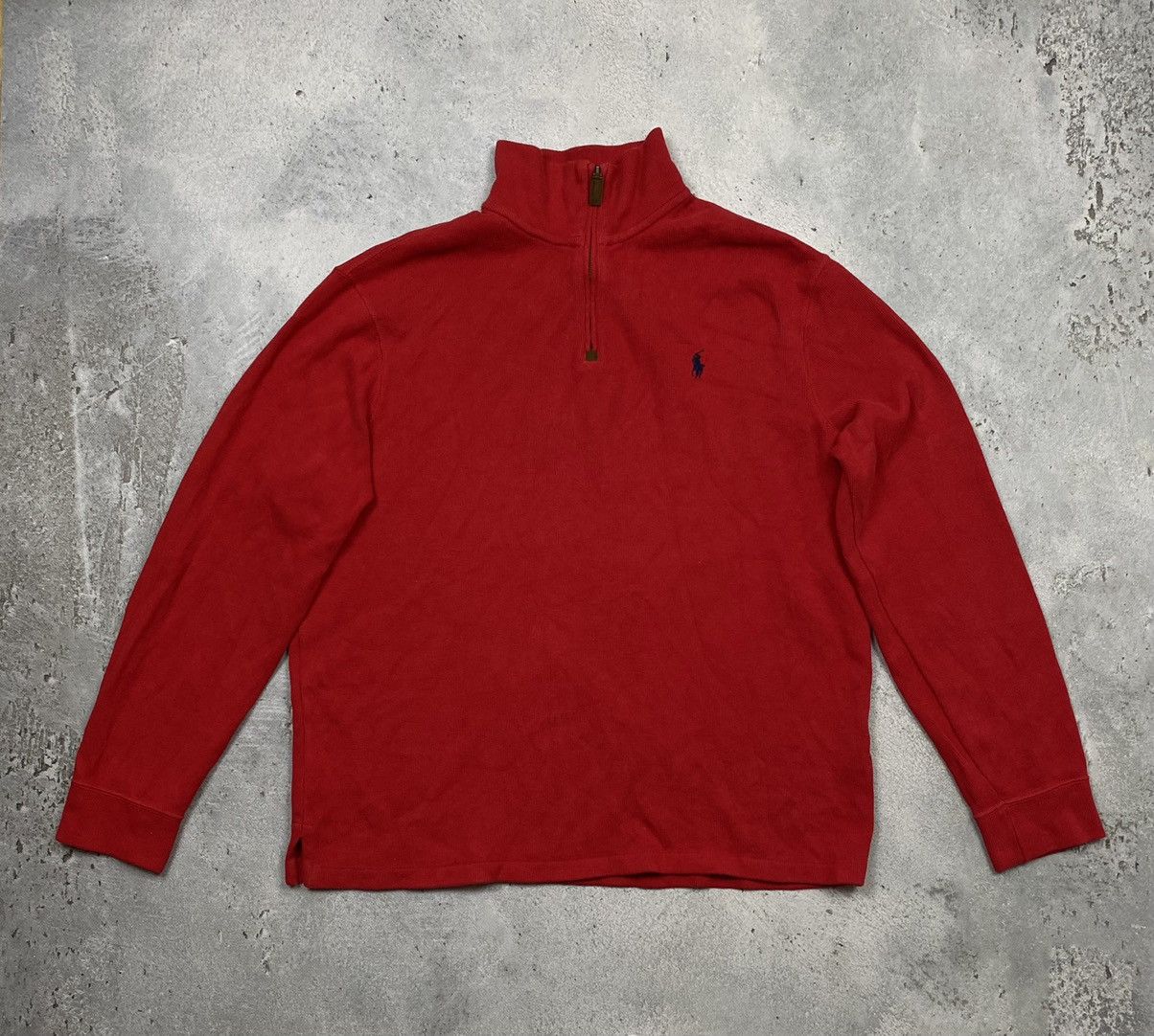 Polo Ralph Lauren Polo Ralph Lauren Bear 1/2 zip sweater golf sweatshirt 90s Size US L / EU 52-54 / 3 - 1 Thumbnail