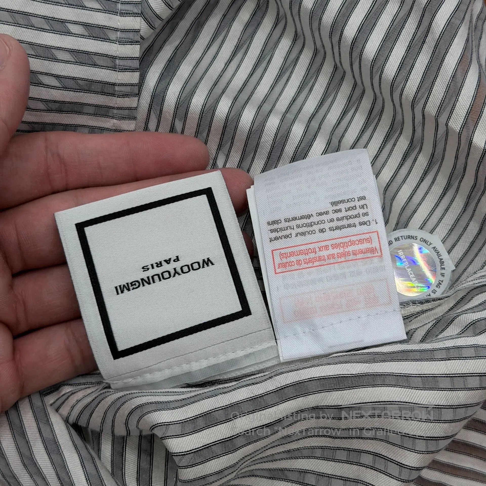 Wooyoungmi Wooyoungmi Striped Chiffon Long. Size US S / EU 44-46 / 1 - 7 Thumbnail