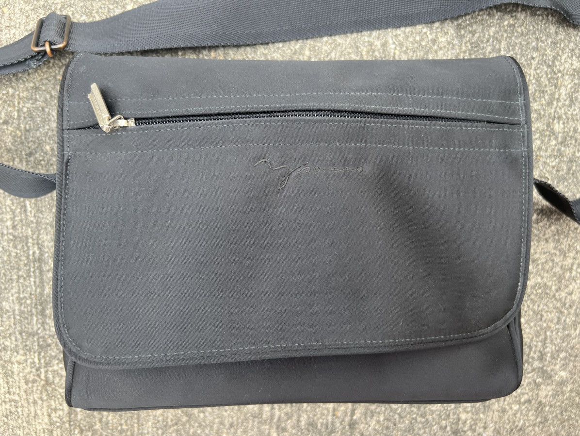 Yohji Yamamoto Vintage Yohji Yamamoto Y’saccs Pour Homme Sling Bag Black Size ONE SIZE - 7 Thumbnail