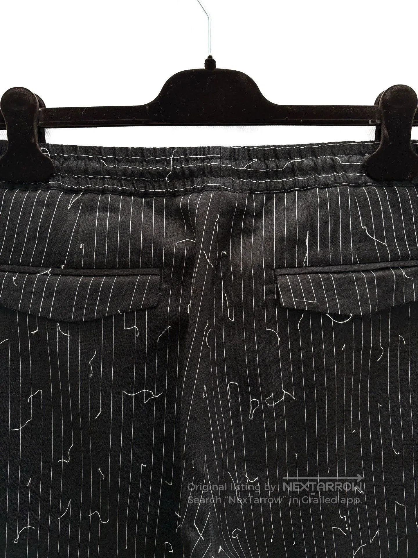 Dior Black Striped Pattern Casual Pants Size 30. Size US 30 / EU 46 - 4 Thumbnail