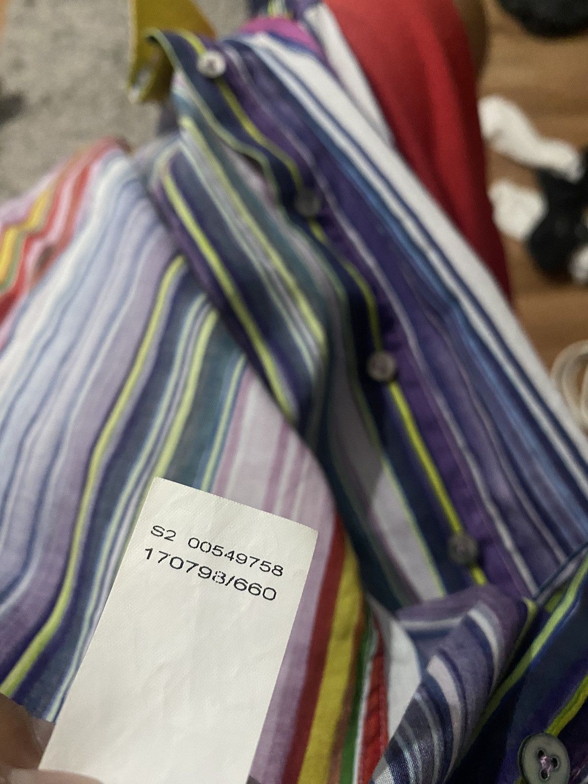 Designer × Van Van Laack Embroidered Logo Striped Abstract Shirt y2k luxury Size M / US 6-8 / IT 42-44 - 14 Thumbnail
