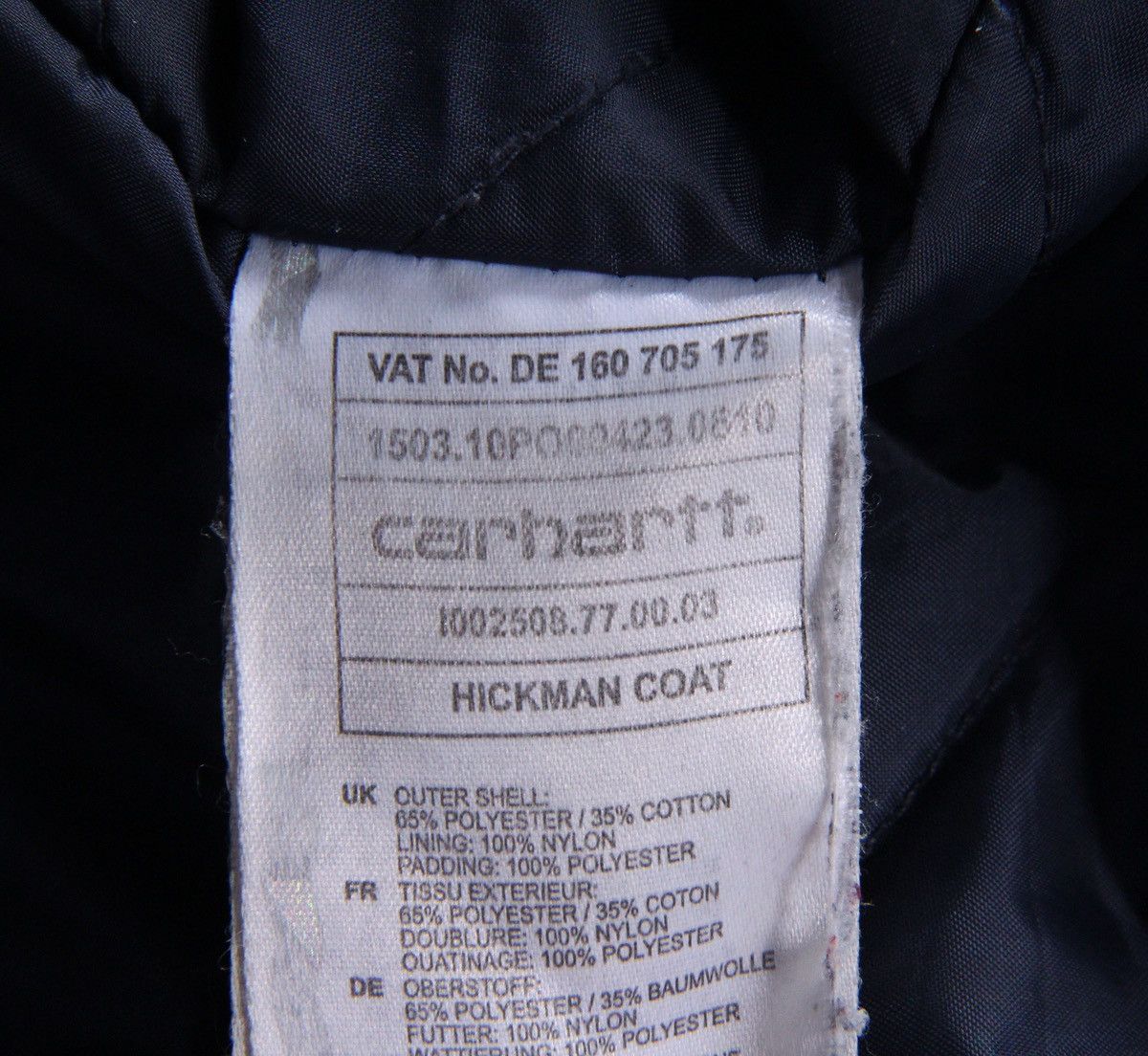 Carhartt Carhartt Vintage 00s WIP Hickman Coat Vintage Parka Jacket L Size US L / EU 52-54 / 3 - 9 Thumbnail