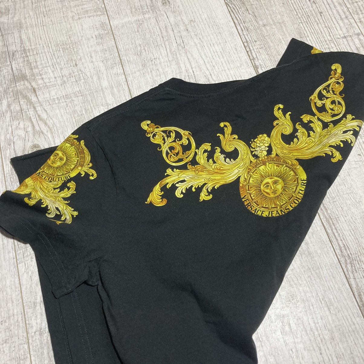 Versace VERSACE JEANS COUTURE T-Shirts Tee Black Size US S / EU 44-46 / 1 - 7 Thumbnail