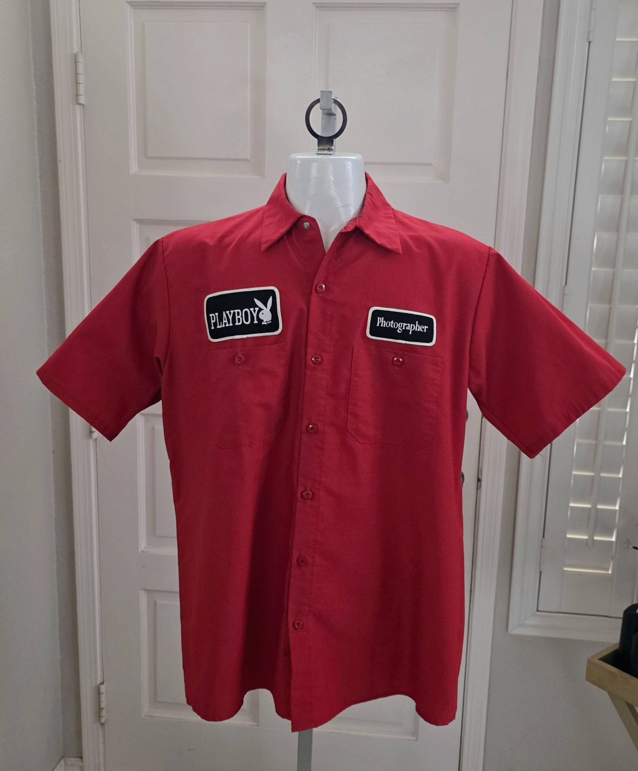 Playboy Playboy Bunny Photographer short sleeve button up Vintage US Size US L / EU 52-54 / 3 - 6 Thumbnail