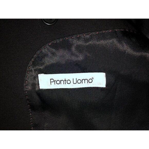 Pronto Uomo pronto uomo men's 100%wool sport coat jacket blazer size:44R Size 44R - 4 Thumbnail