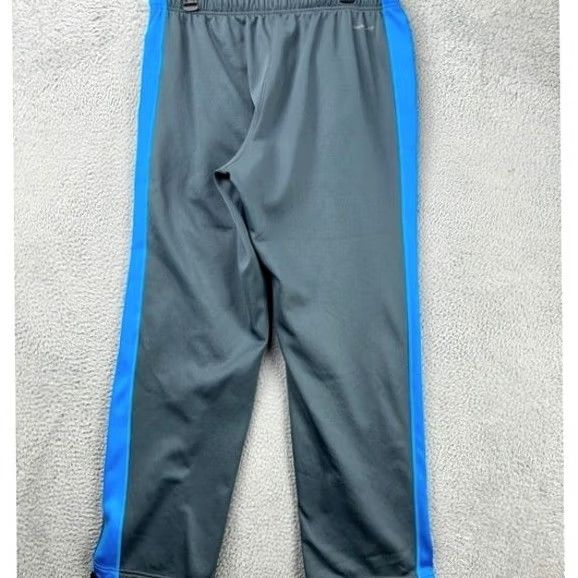 Nike Nike Therma-Fit Sweatpants Mens Large Grey Blue Straight Leg Drawstring Swoosh Size US 33 - 2 Thumbnail