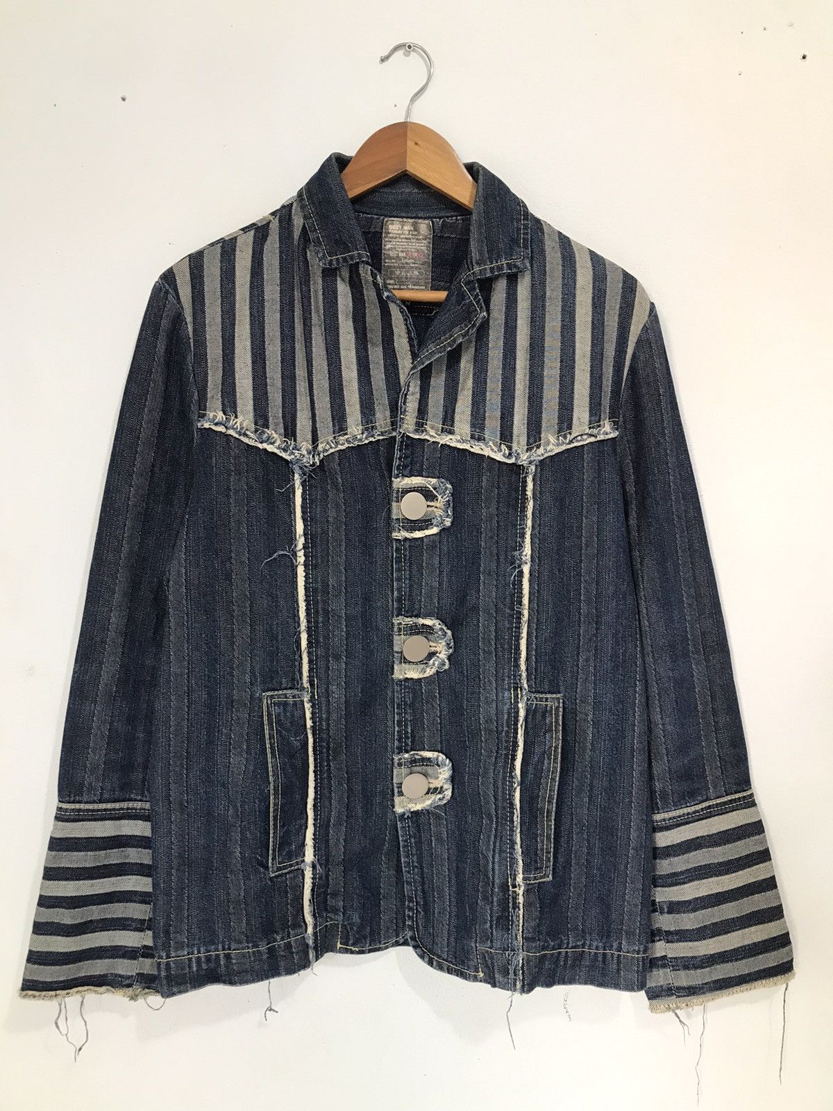 Vintage Bestman Western Denim Jacket Kapital Style Size US M / EU 48-50 / 2 - 1 Thumbnail