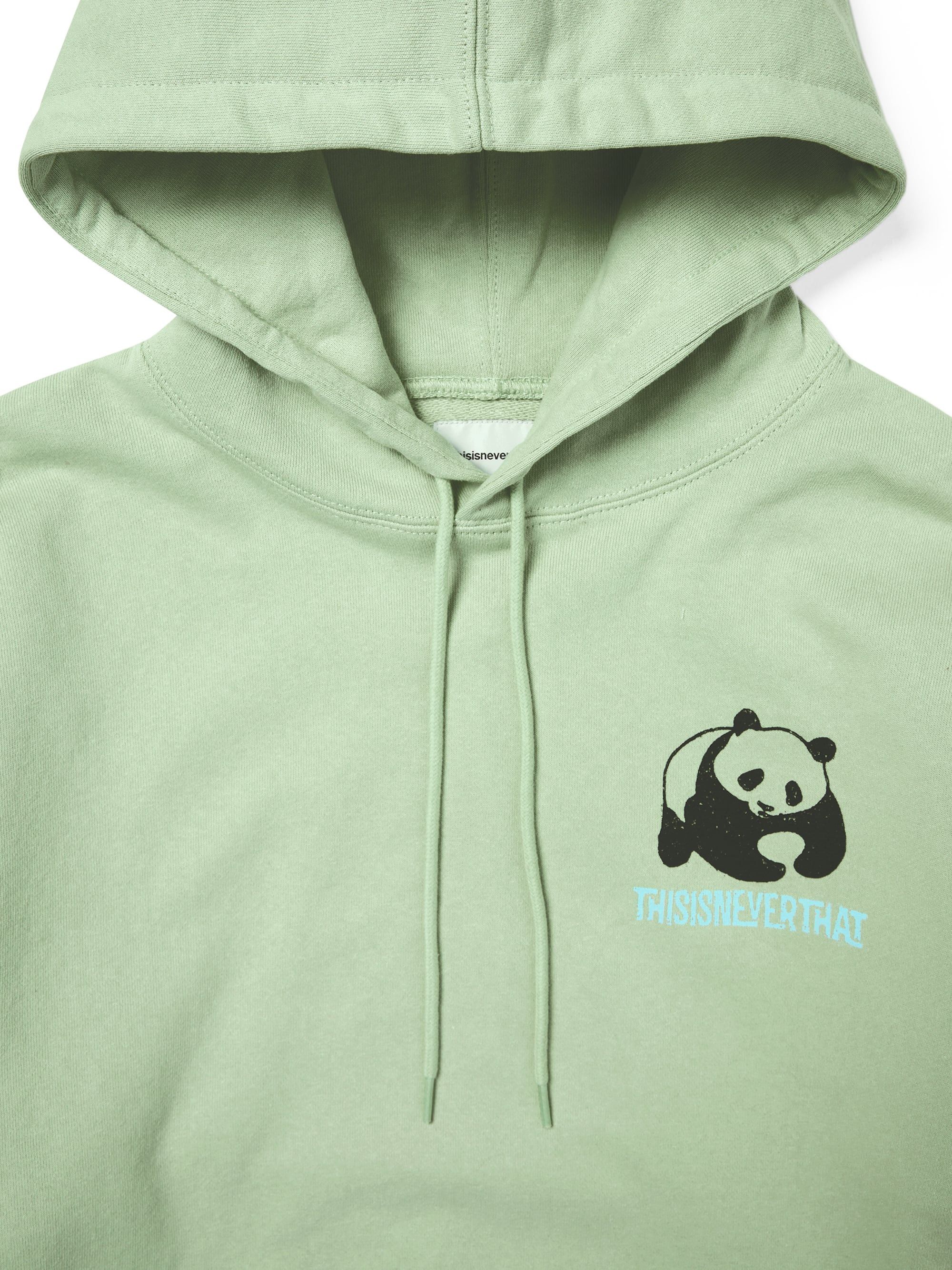 thisisneverthat o1mle0925 Panda Hoodie in Pale Green Size US L / EU 52-54 / 3 - 2 Thumbnail