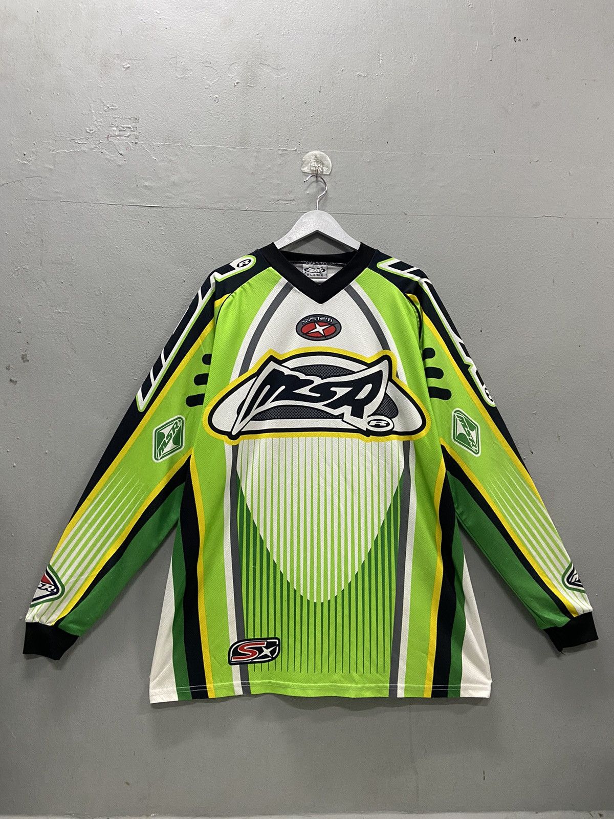 Vintage VINTAGE MSR RACING MOTOCROSS LONG SLEEVE JERSEY Size US XL / EU 56 / 4 - 1 Thumbnail