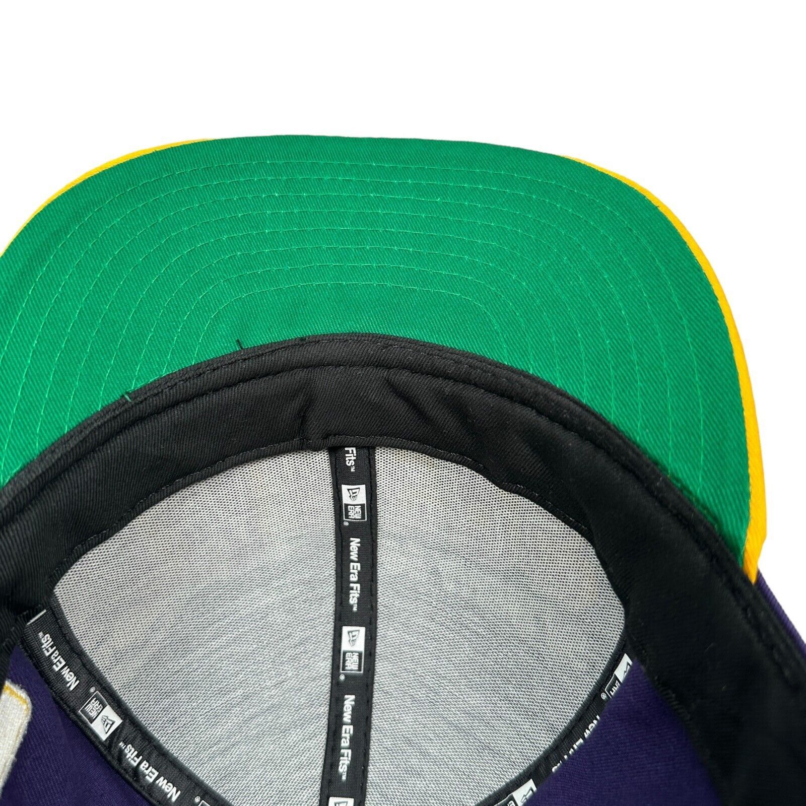 New Era New Era Los Angeles Lakers Snapback Hat Men's Purple Yellow Size ONE SIZE - 5 Thumbnail