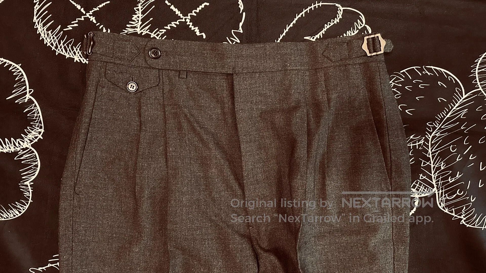 Japanese Brand Award-Winning Wool Dress Trousers. Size US 30 / EU 46 - 3 Thumbnail