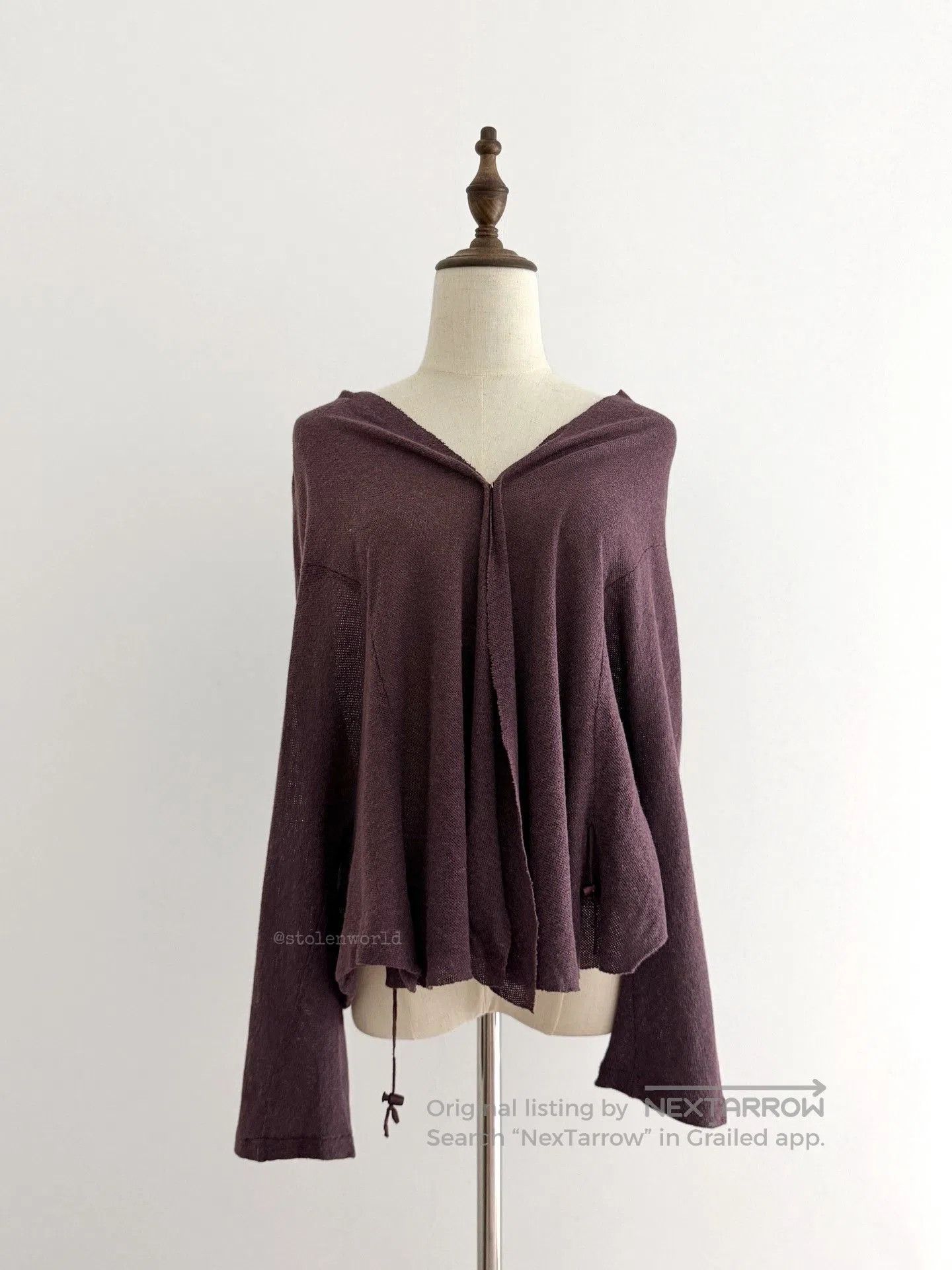 Yohji Yamamoto Yohji Yamamoto Y's Drawstring Top. Size L / US 10 / IT 46 - 5 Thumbnail