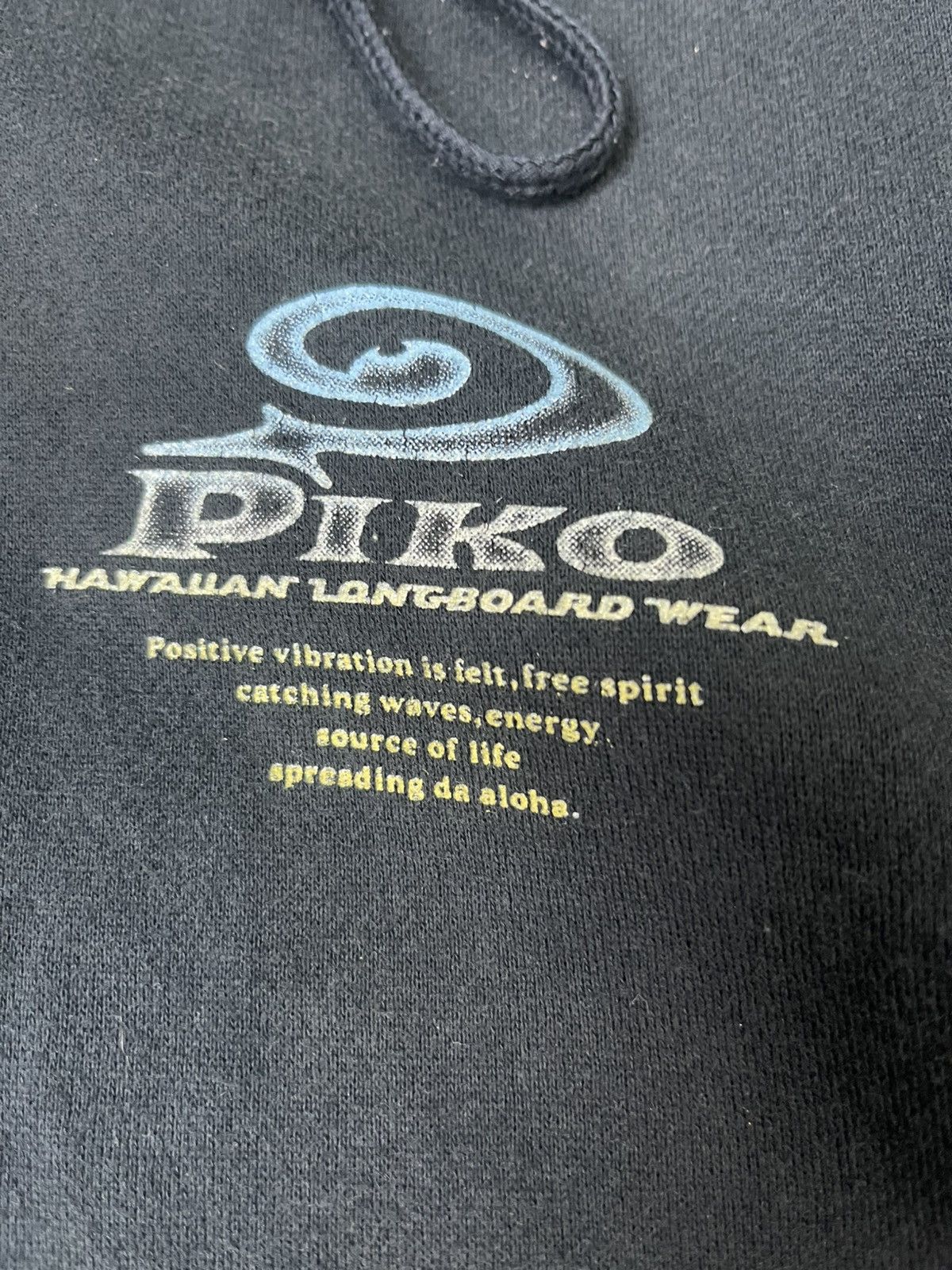 Vintage Vintage PIKO Hawaiian Longboard Wear Hoodie Streetwear Size US M / EU 48-50 / 2 - 11 Thumbnail