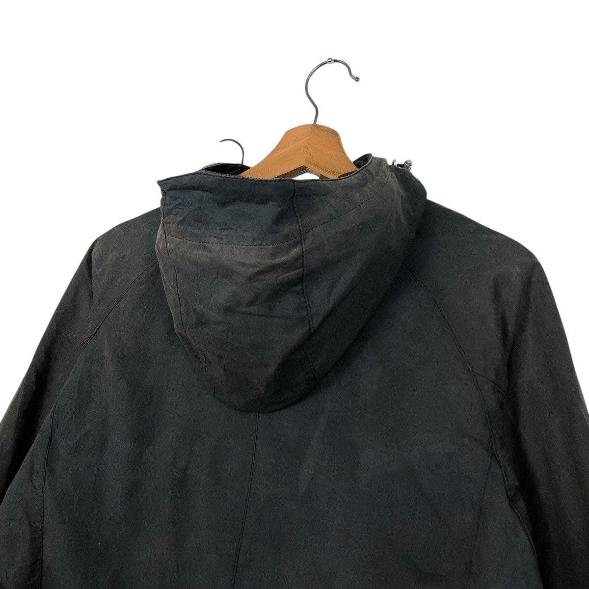 Barbour 📌Vintage Wax Jacket Barbour England Oilskin Blanket Tartan Size US M / EU 48-50 / 2 - 11 Thumbnail