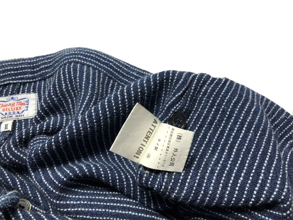 Blue Blue Japan × Indigo × Japanese Brand Chiang Mai Deluxe indigo striped shorts Size US 30 / EU 46 - 10 Thumbnail