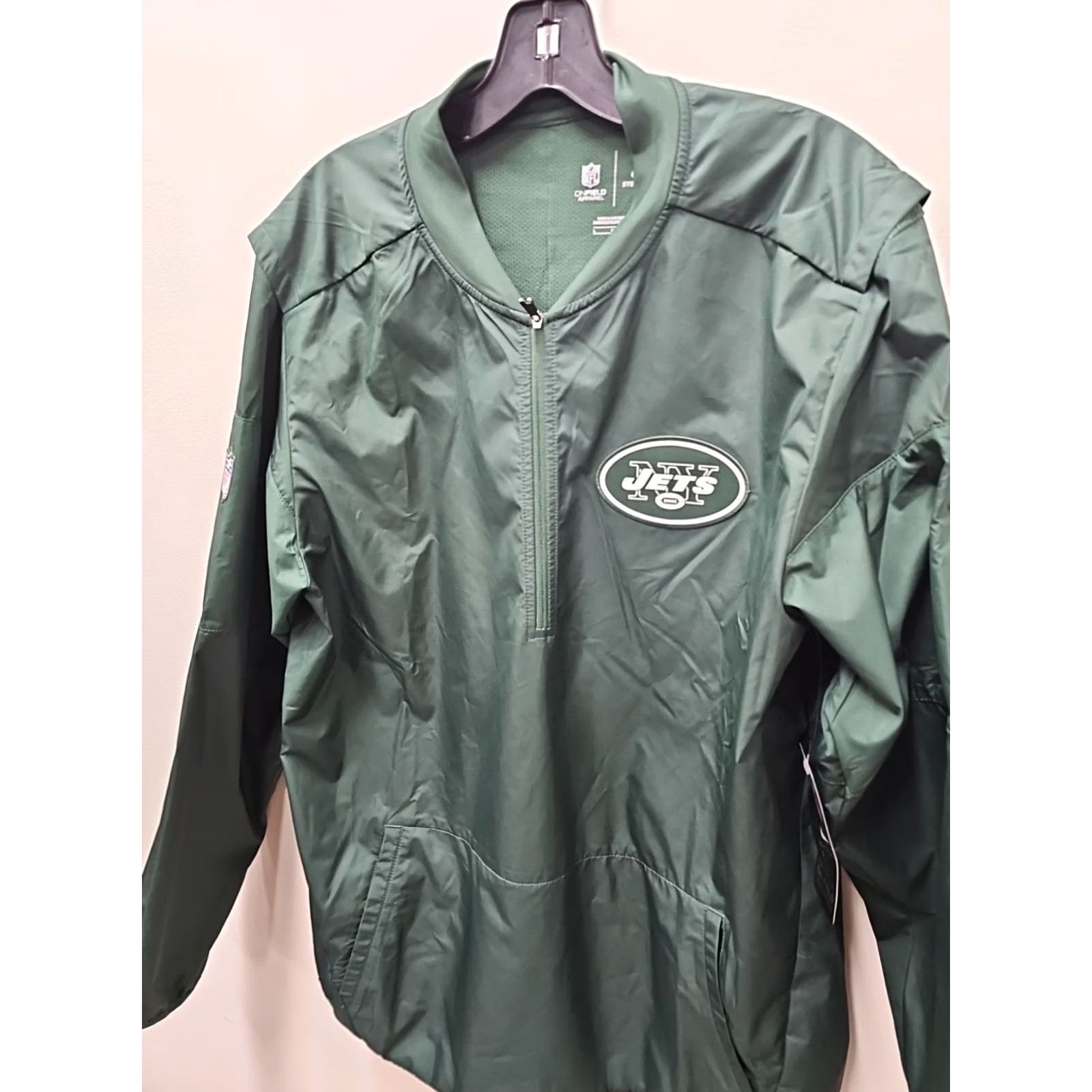 Nike Nike Jets On Field 1/4 Zip Jacket Men L Storm Green NFL Windbreaker Size US L / EU 52-54 / 3 - 2 Thumbnail