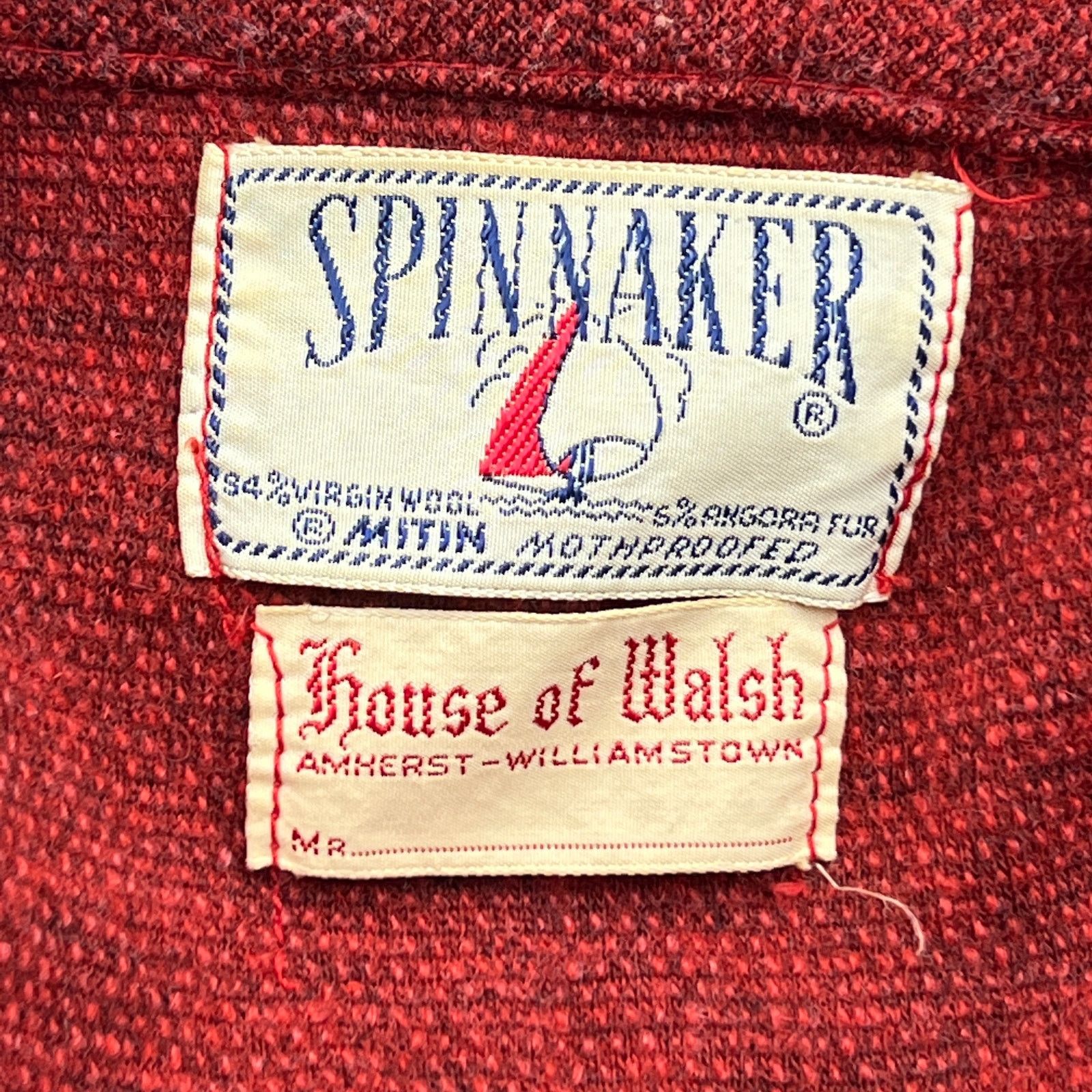 Vintage Vintage Spinnaker Wool Shirt Red Polo Top Size US M / EU 48-50 / 2 - 3 Thumbnail