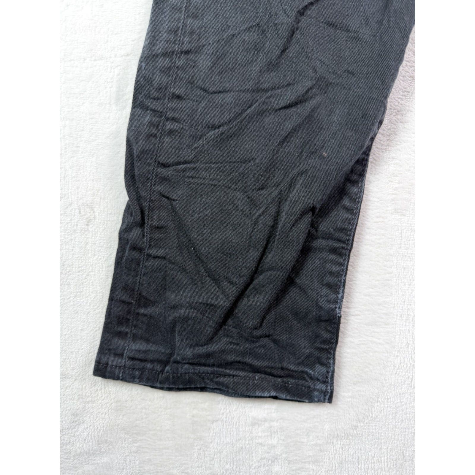 Levi's VINTAGE Levi's 508 Jeans Black Men's 30x32 Slim Straight Fit Stretch Distressed Size US 30 / EU 46 - 3 Thumbnail