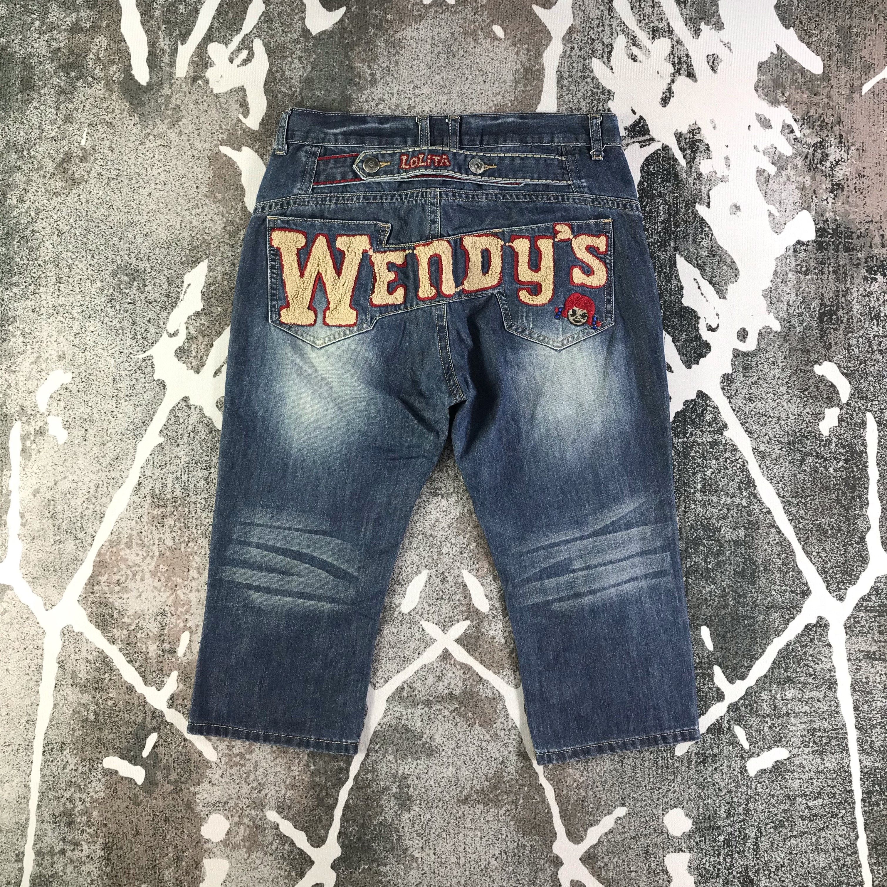 Japanese Brand Lolita Jeans Short Pants Denim KJ2362 Size US 34 / EU 50 - 1 Thumbnail