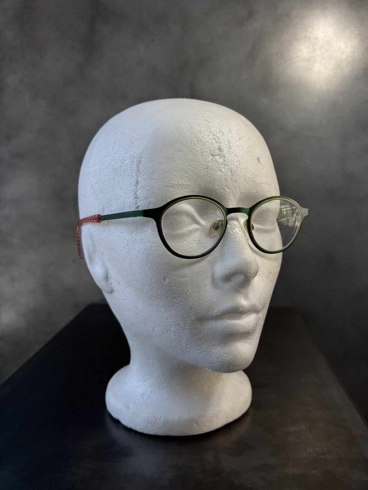 Designer Jean Lafont Paris Frames Green Metal Rebus 4030 Eyeglasses Size ONE SIZE - 5 Thumbnail