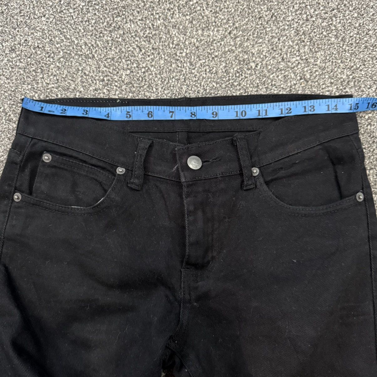 If Six Was Nine 🔥🇯🇵Japanese Archive Black Punk Cheap Monday Streetwear Denim Size US 30 / EU 46 - 13 Thumbnail