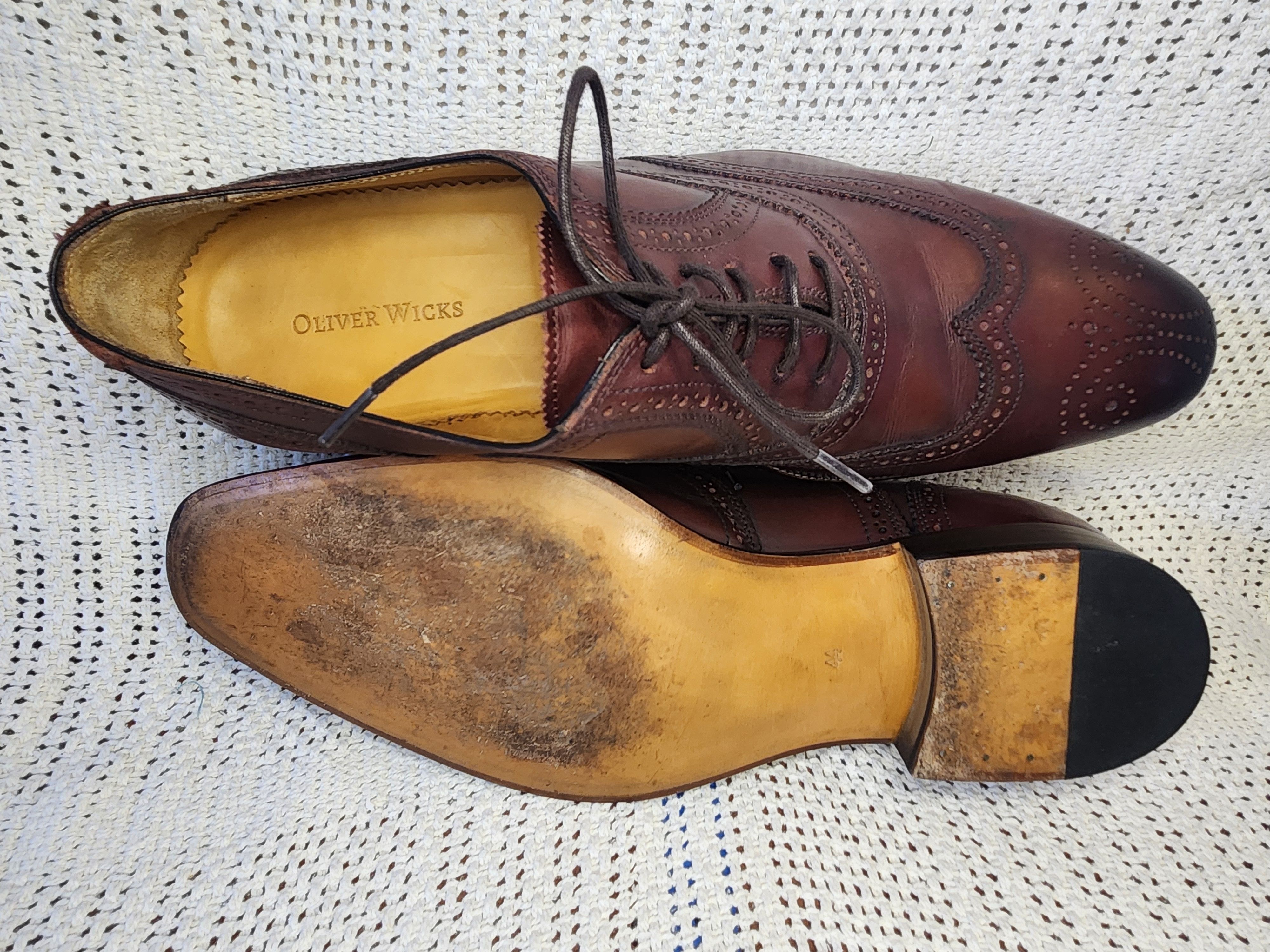 Other OLIVER WICKS WINGTIP BROGUE Size US 10.5 / EU 43-44 - 8 Thumbnail