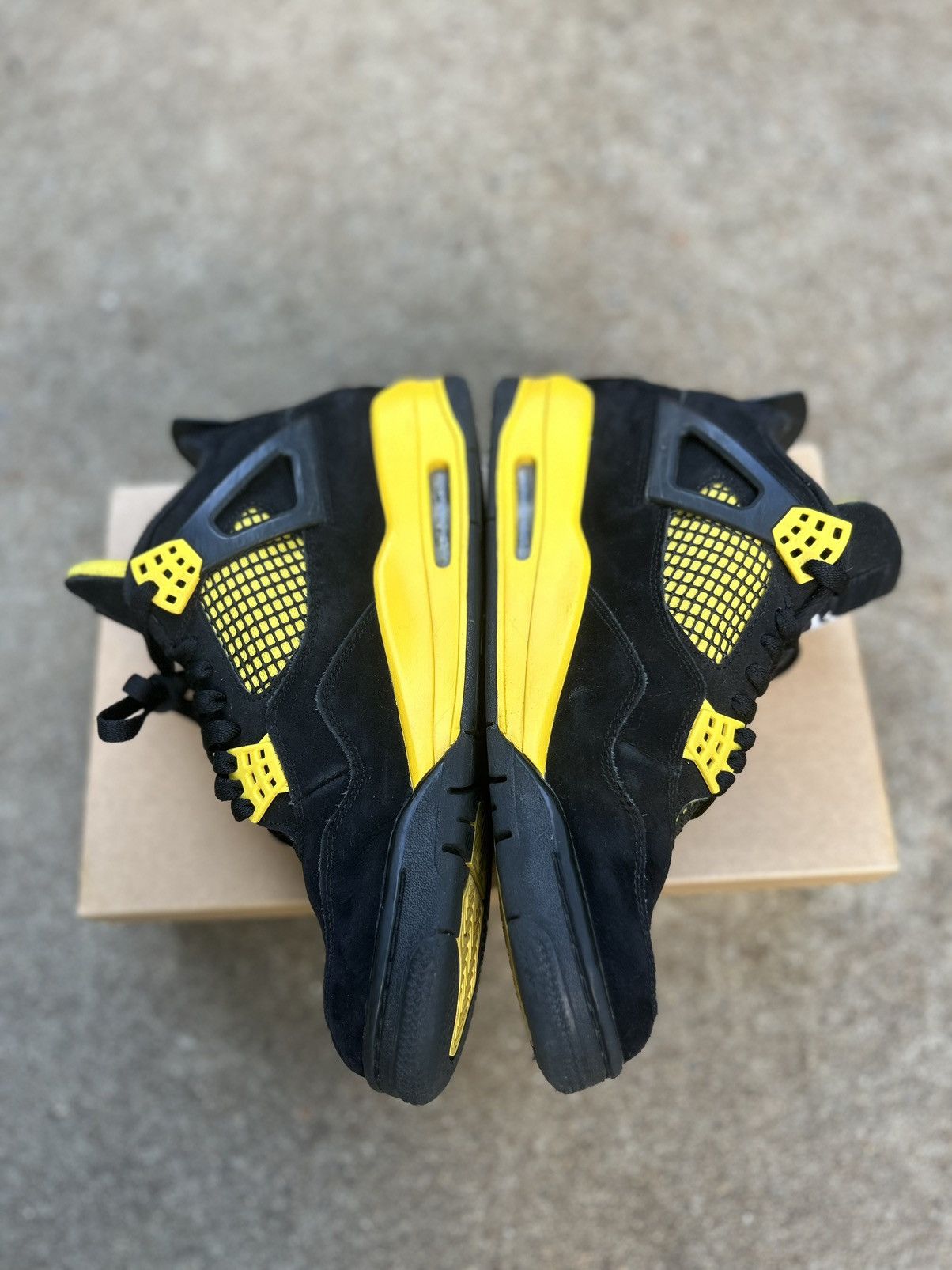 Jordan Brand × Nike Jordan 4 Yellow Thunder size 9.5 Size US 9.5 / EU 42-43 - 5 Thumbnail