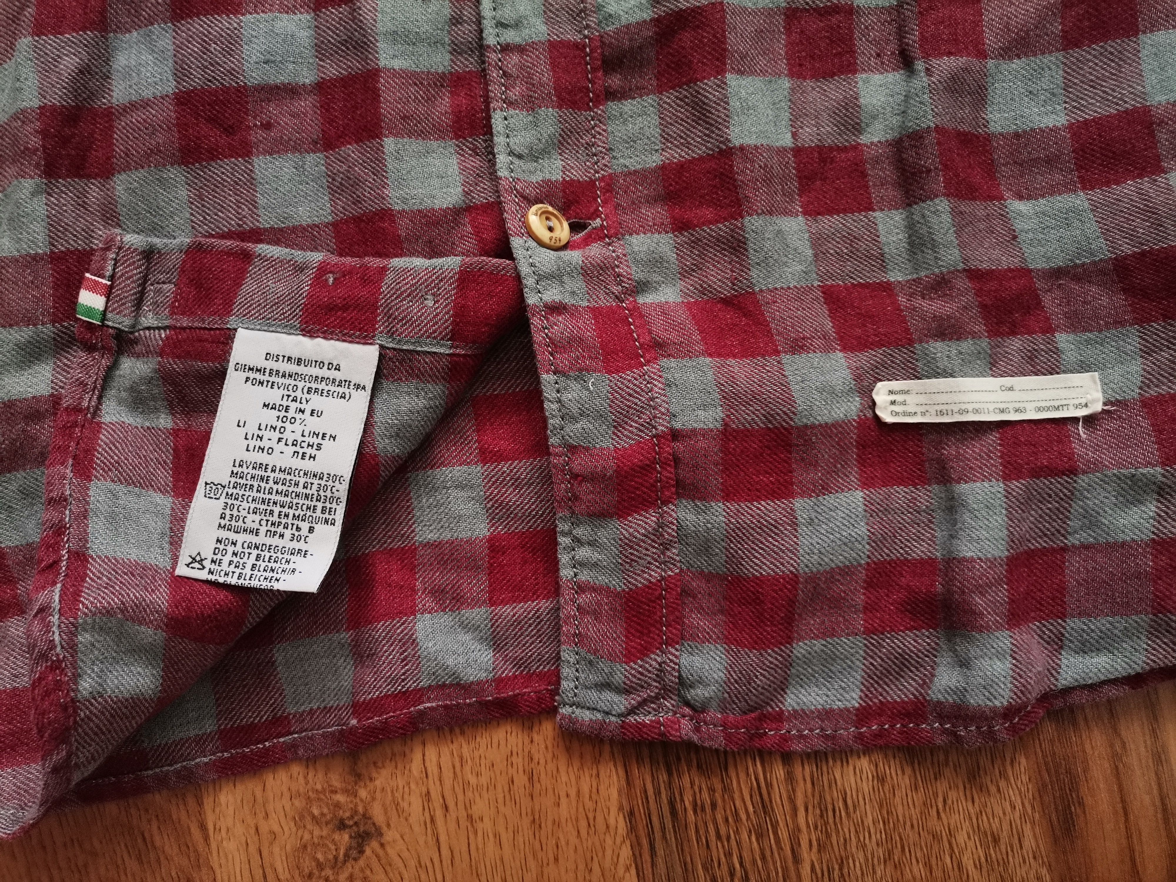Tintoria Mattei Tintoria Mattei Checkered Shirt Size US M / EU 48-50 / 2 - 2 Thumbnail