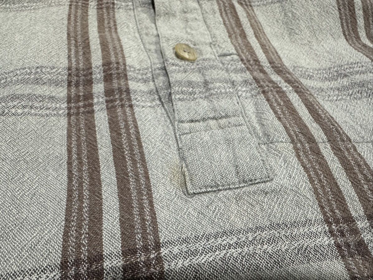 Issey Miyake 🔥80s Issey Miyake Men Wool Half Button Shirt Size US L / EU 52-54 / 3 - 6 Thumbnail