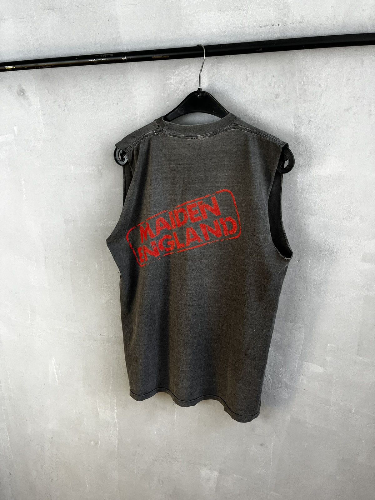 Band Tees × Iron Maiden Vintage 1989 Iron Maiden Maiden England vintage Size US L / EU 52-54 / 3 - 3 Thumbnail