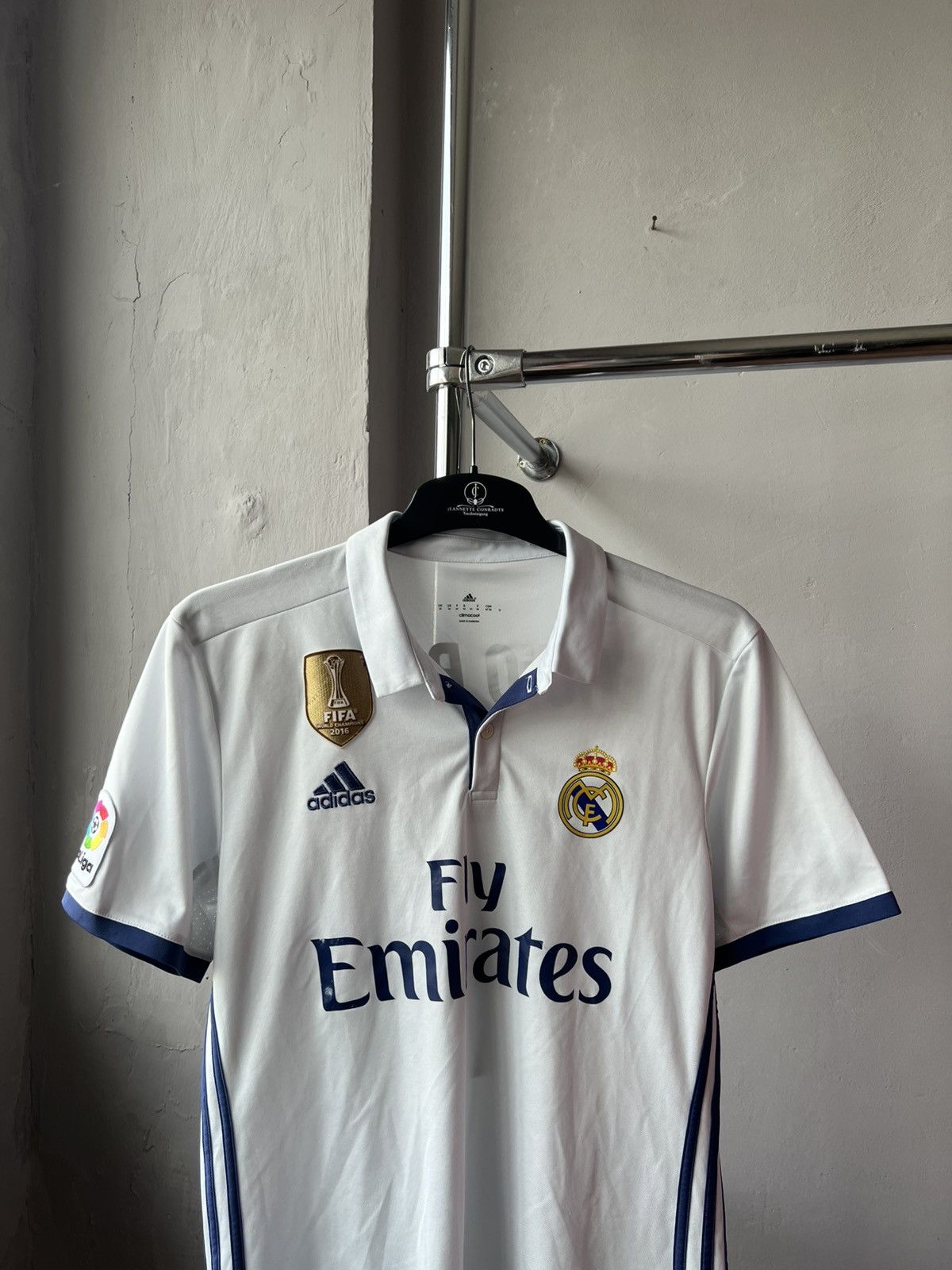 Adidas 2014/15 REAL MADRID #4 SERGIO RAMOS HOME SOCCER JERSEY SHIRT Size US M / EU 48-50 / 2 - 3 Thumbnail
