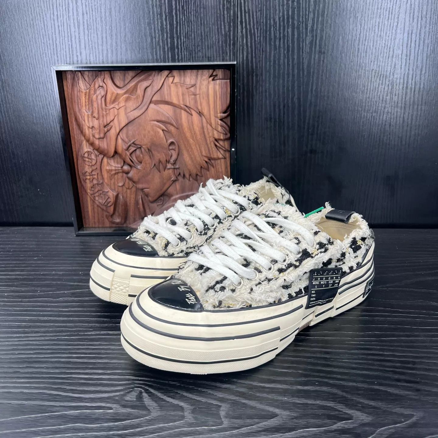 Other Vanness Wu Chanel style black white 37 shoes Size US 6.5 / IT 36.5 - 1 Thumbnail