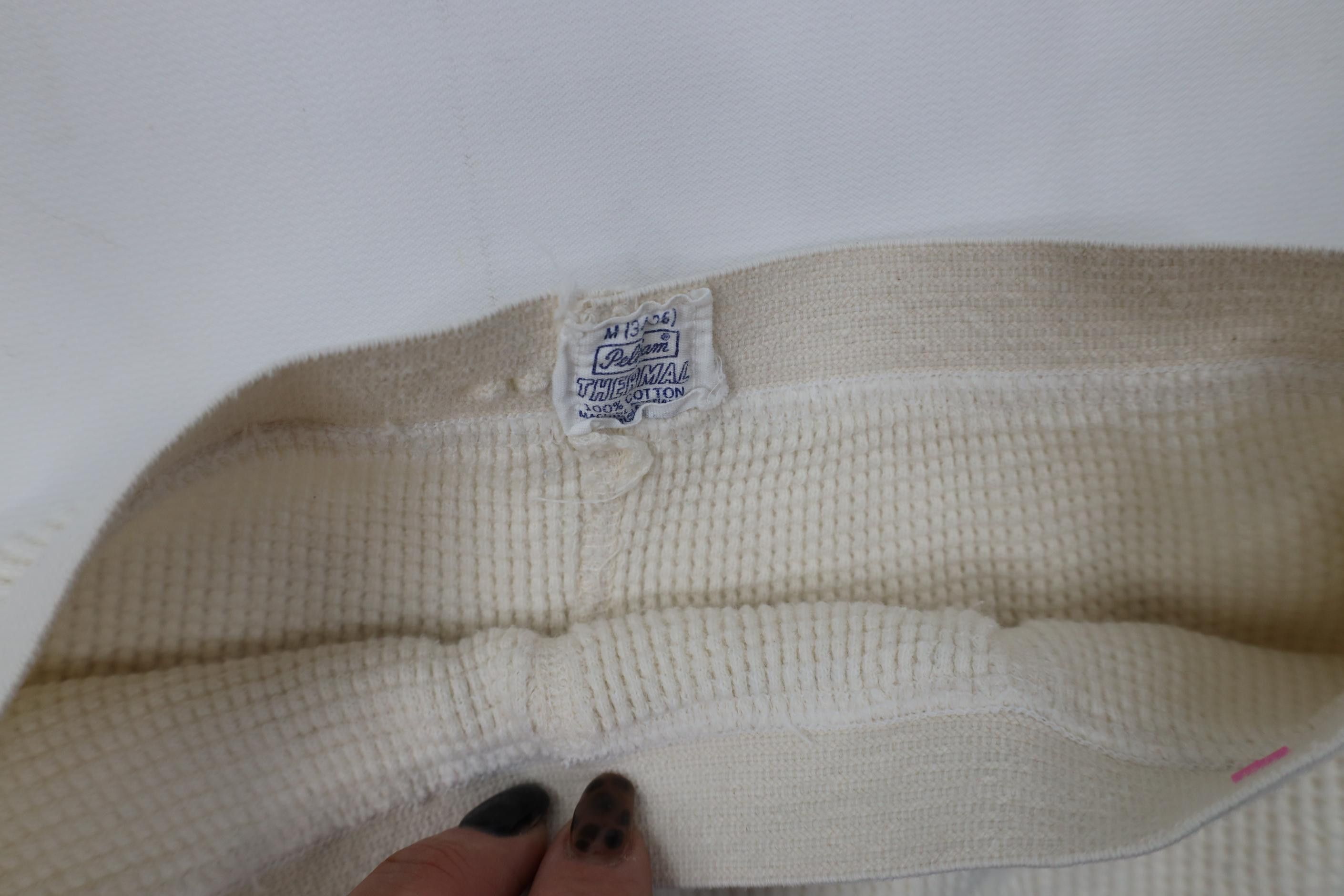 Vintage Vintage 60s Streetwear Waffle Knit Base Layer Pants USA Size US 34 / EU 50 - 7 Thumbnail