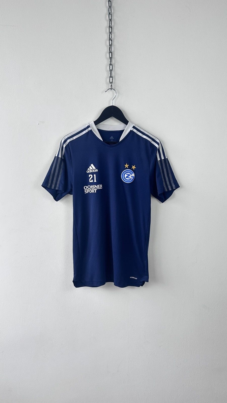 Adidas Adidas Grasshopper Club Zurich Football Shirt Jersey Soccer Size US M / EU 48-50 / 2 - 1 Thumbnail