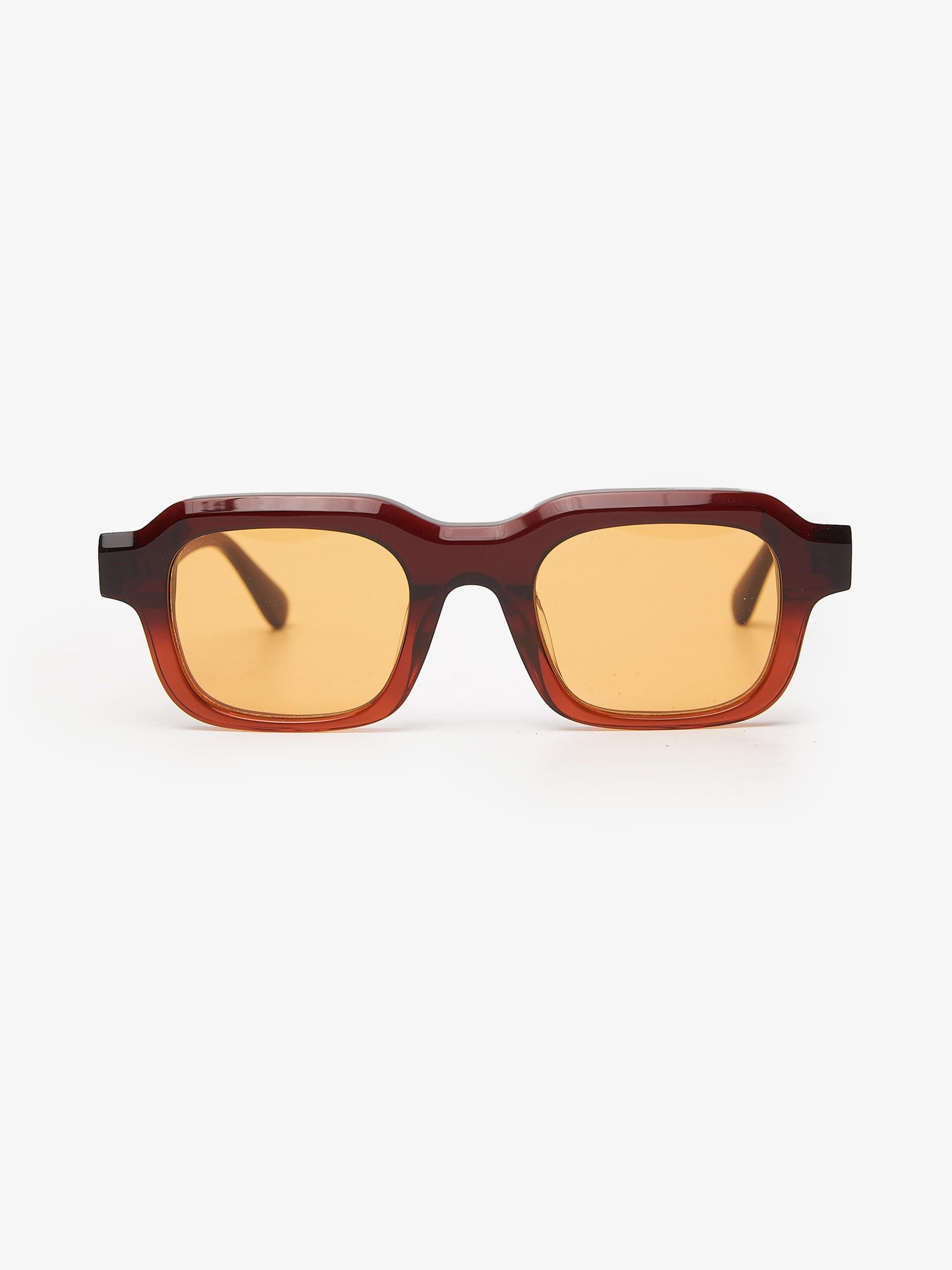 Brown Translucent Plastic Sunglasses
