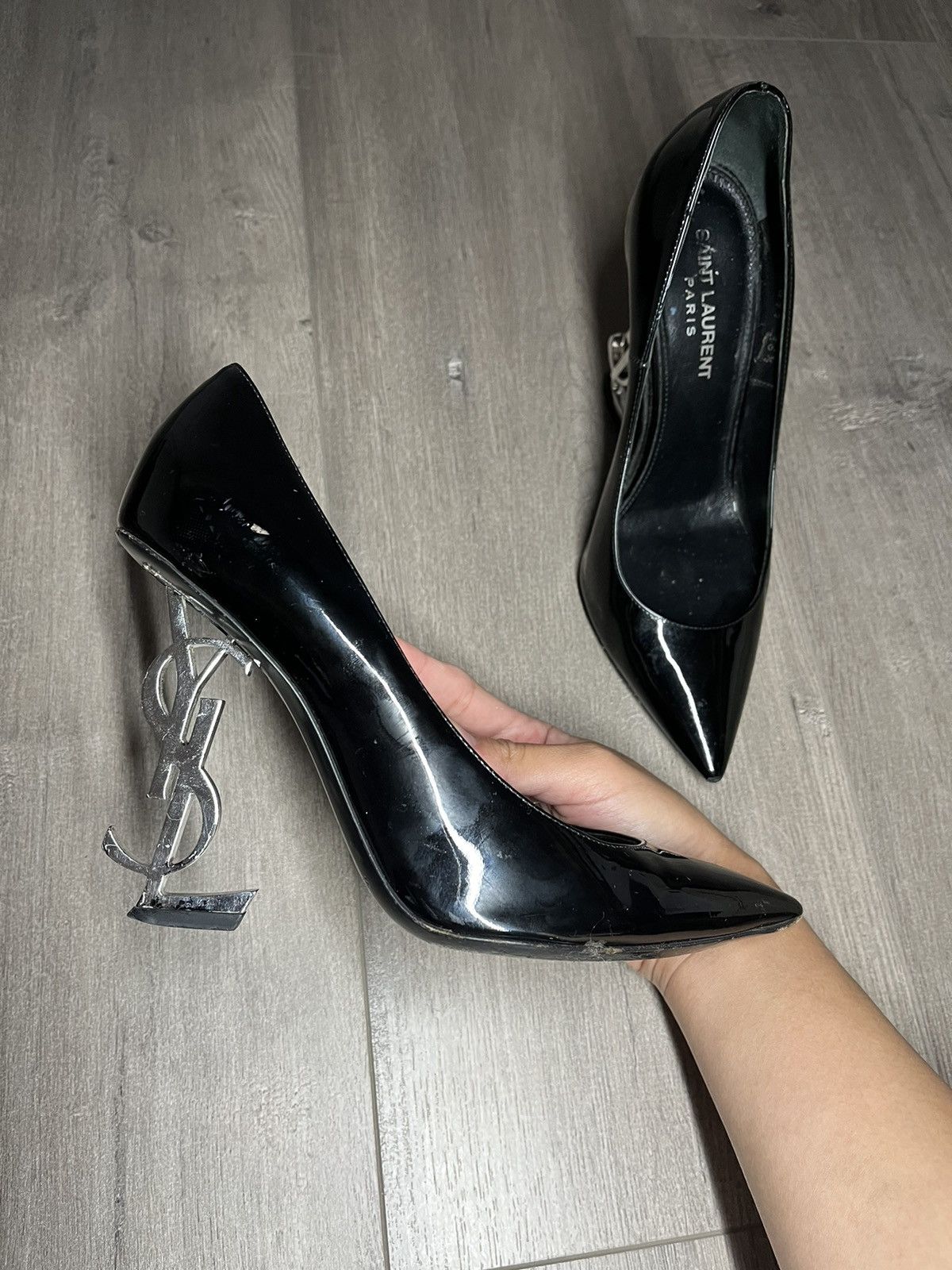 Yves Saint Laurent YSL Opium Heels Size US 6 / IT 36 - 8 Thumbnail
