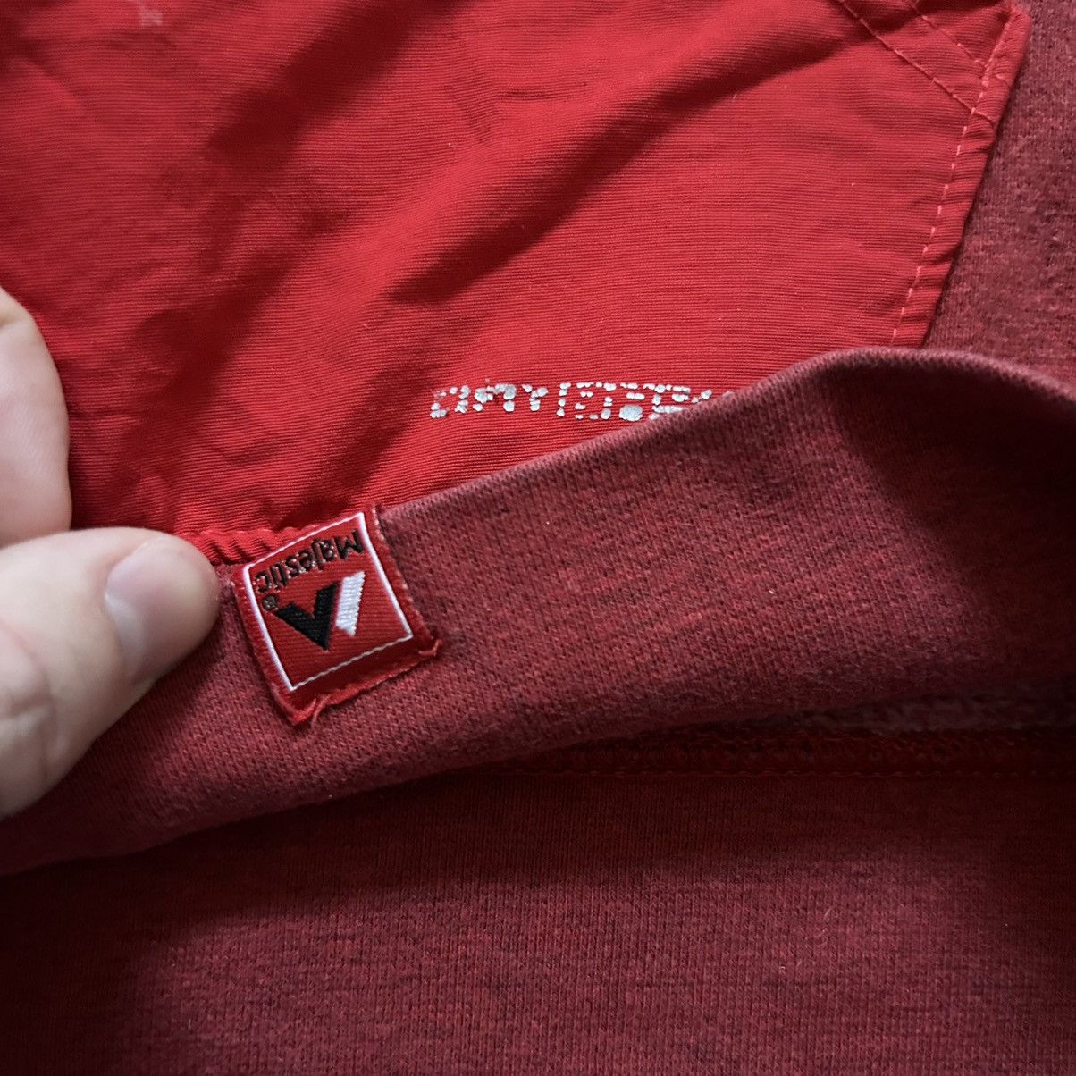 Majestic 2015 CiNCiNNATi REDS FULL ZiP HOODED SPRiNG TRAiNiNG JACKET Size US M / EU 48-50 / 2 - 12 Thumbnail