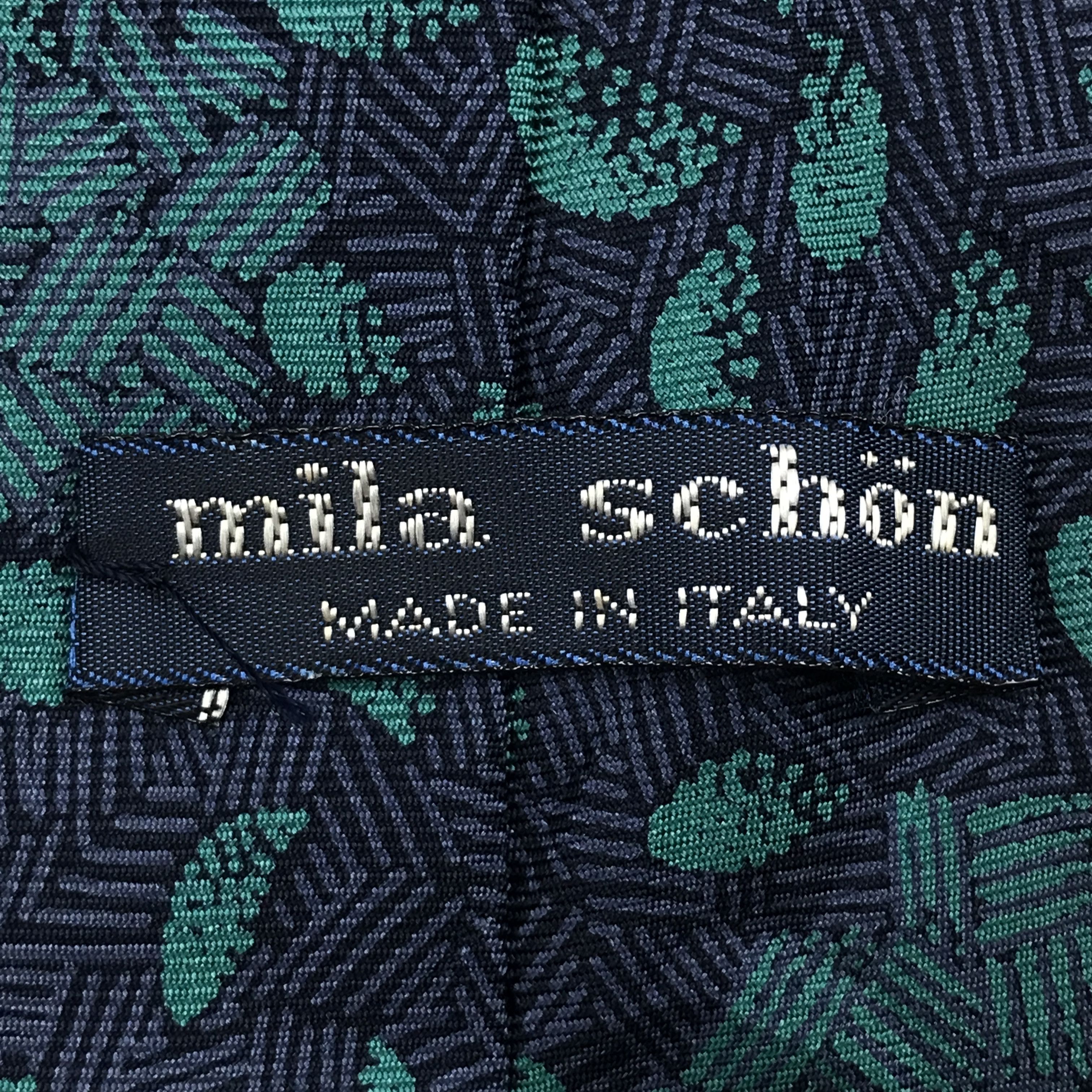 Mila Schon × Vintage Vintage Mila Schon Silk Necktie Size ONE SIZE - 6 Thumbnail
