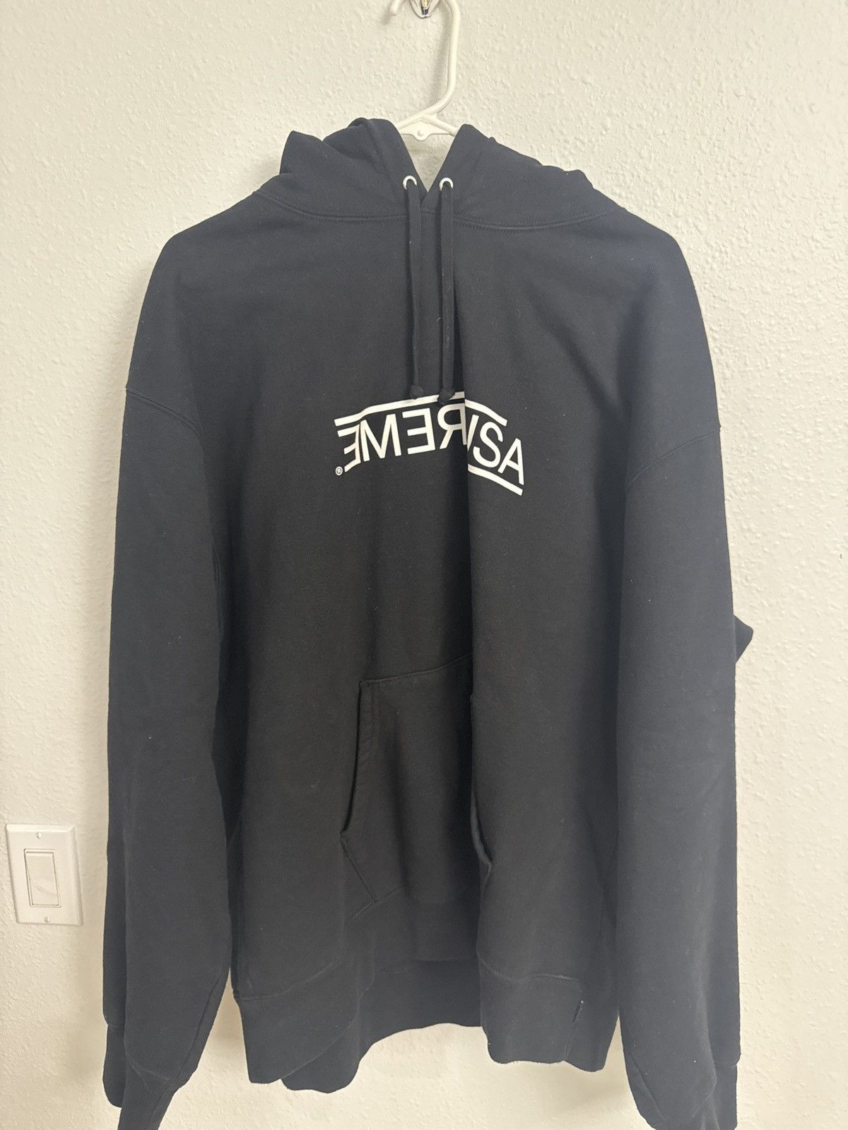 Supreme Supreme USA Hooded Sweatshirt Black XL Size US XL / EU 56 / 4 - 1 Thumbnail