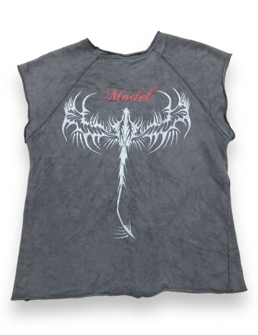 If Six Was Nine × Japanese Brand × Le Grande Bleu (L.G.B.) Model Poem distressed sleeveless tshirts ifsixwasnine style Size US M / EU 48-50 / 2 - 2 Thumbnail