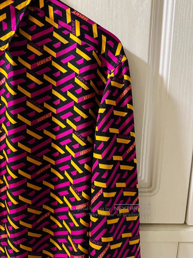 Versace Versace Silk shirt top Size US L / EU 52-54 / 3 - 4 Thumbnail