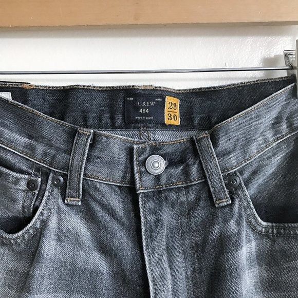 J.Crew J.Crew Men's 484 Kaihara Japanese Denim Jeans 29x30 Size US 29 - 3 Thumbnail