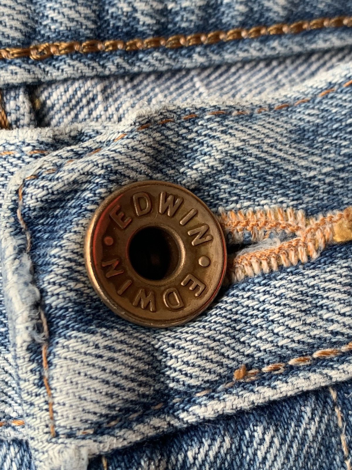 Edwin DISTRESSED EDWIN 505s SELVEDGE. Size US 30 / EU 46 - 6 Thumbnail