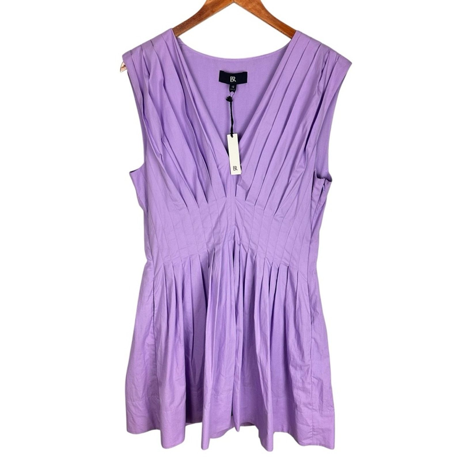Banana Republic Banana Republic CiCi Pleated Poplin Mini Cocktail Dress 12 Size XL / US 12-14 / IT 48-50 - 6 Thumbnail